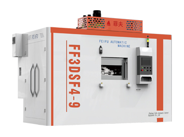 四工位九軸水車式全伺服分水器專用機